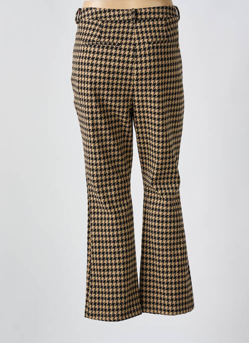 Pantalon flare stretch taille normale beige LOLA CASADEMUNT femme