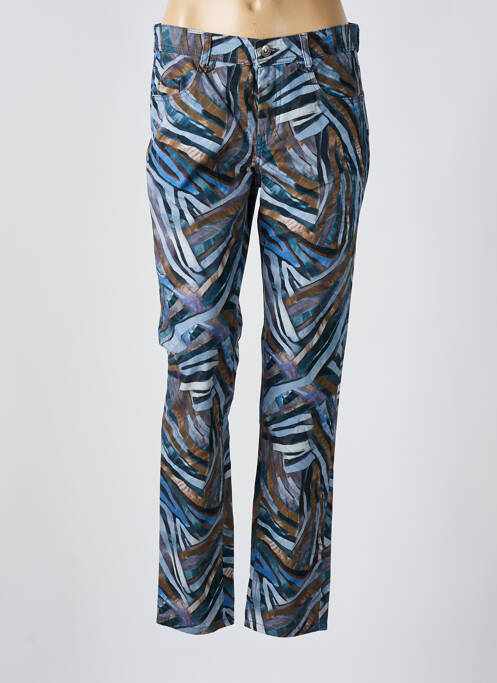 Pantalon droit bleu GARDEUR pour femme