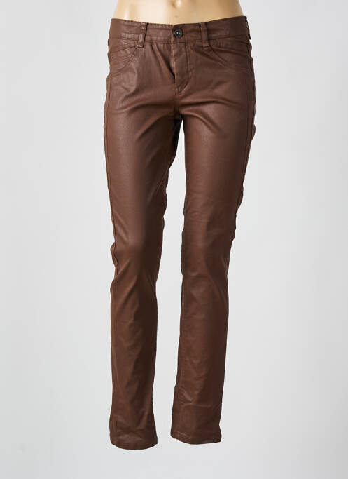 Pantalon slim marron ATELIER GARDEUR pour femme
