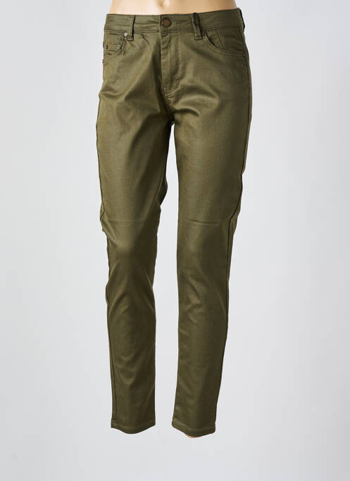 Pantalon slim vert EVA KAYAN pour femme