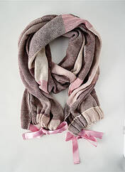 Echarpe rose TRICOT CHIC pour femme seconde vue