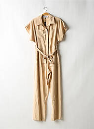 Combi-pantalon poches manches courtes beige JANIS & JOHN femme