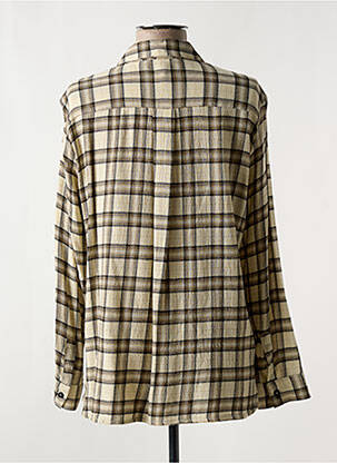 Chemisier tissage crêpe manches longues marron GERARD DAREL femme