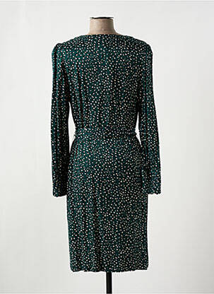 Robe mi-longue manches longues manches longues vert GERARD DAREL femme