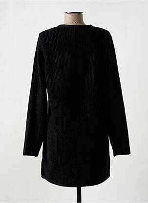 Veste casual col rond noir MARINA V femme