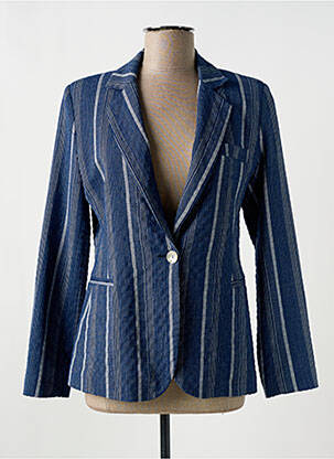 Blazer coupe cintrée bleu MARIELY femme