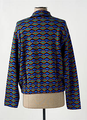 Gilet manches longues col rond bleu ALDO MARTIN'S femme