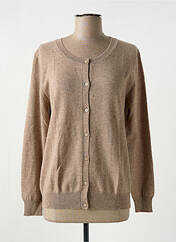 Gilet manches longues marron J & W pour femme seconde vue