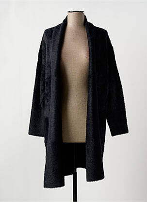 Gilet manches longues noir MARINA V pour femme