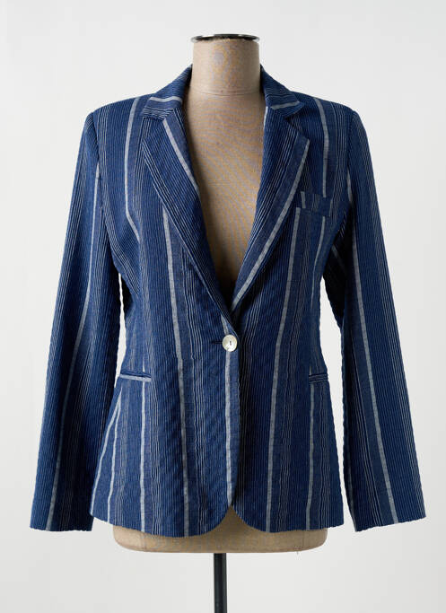 Blazer coupe cintrée bleu MARIELY femme