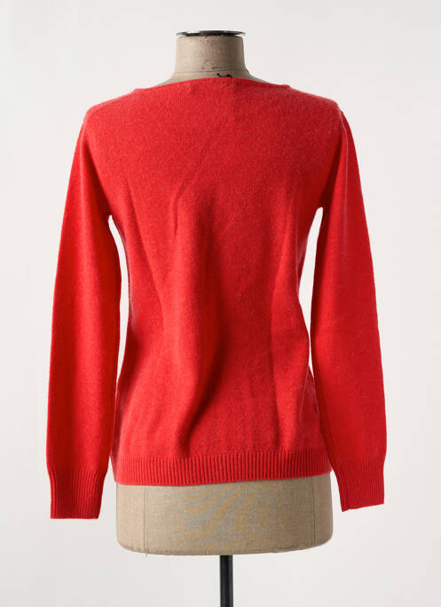 Gilet manches longues rouge G&B pour femme