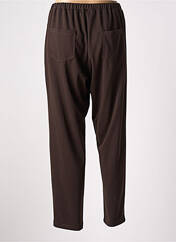 Pantalon droit marron KAKIE pour femme seconde vue