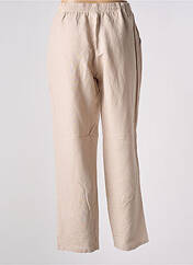 Pantalon large beige FREDA pour femme seconde vue