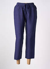 Pantalon large bleu FREDA pour femme seconde vue