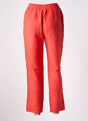 Pantalon large rouge FREDA pour femme seconde vue