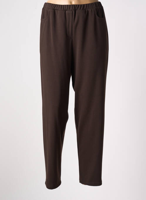 Pantalon droit marron KAKIE pour femme