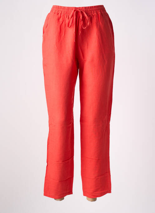 Pantalon large rouge FREDA pour femme