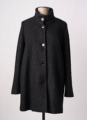 Manteau long noir PERSONA BY MARINA RINALDI femme
