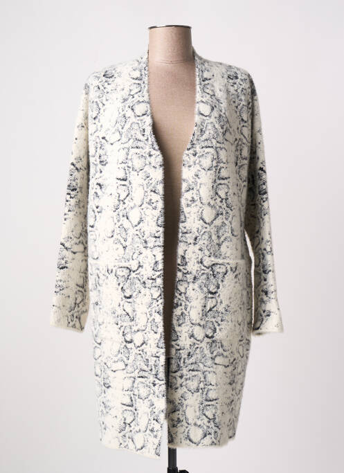 Manteau long gris MARINA V pour femme