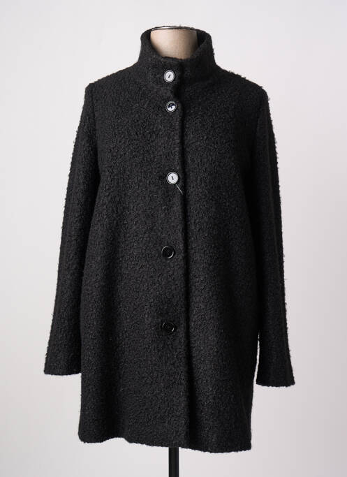 Manteau long noir PERSONA BY MARINA RINALDI femme