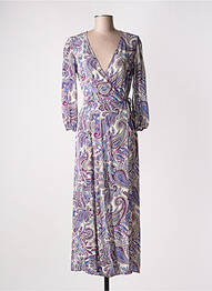 Robe longue manches longues manches longues violet GERARD DAREL femme