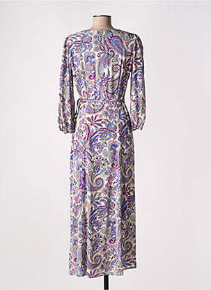 Robe longue manches longues manches longues violet GERARD DAREL femme