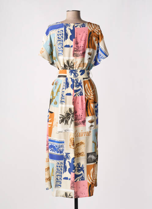 Robe mi-longue beige WEEKEND MAXMARA pour femme