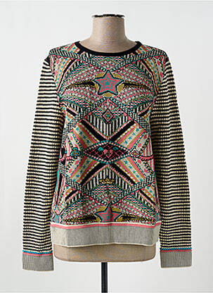 Pull coupe droite manches longues beige ALDO MARTIN'S femme