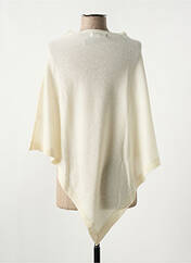 Poncho blanc J & W pour femme seconde vue