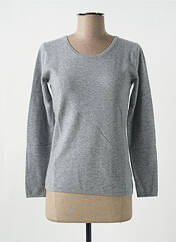Pull gris GIORGIO BARBARA pour femme seconde vue