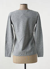 Pull gris GIORGIO BARBARA pour femme seconde vue