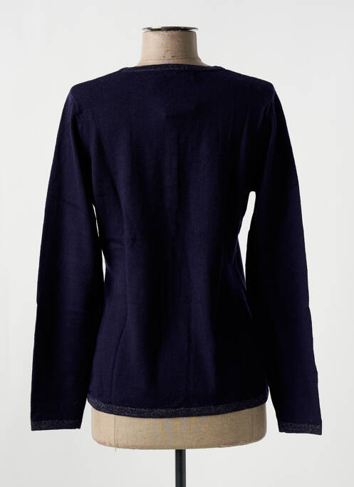 Pull bleu fonce GIORGIO BARBARA femme