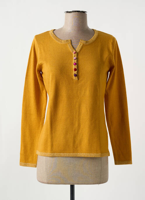 Pull orange GIORGIO BARBARA pour femme