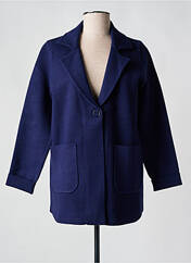 Gilet manches longues bleu MARINA V pour femme seconde vue