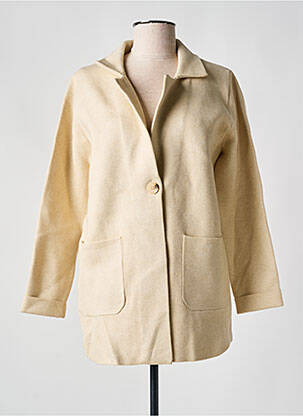 Gilet manches longues stretch beige MARINA V femme