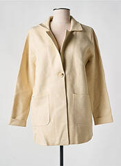 Gilet manches longues beige MARINA V pour femme seconde vue