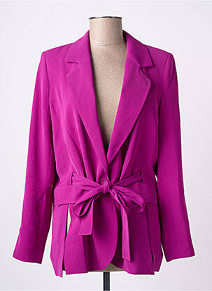 Veste casual epaulette rose EVA KAYAN femme