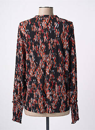 Blouse légère et transparente manches longues noir GARCIA femme