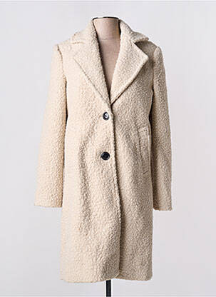 Manteau long beige GARCIA pour femme