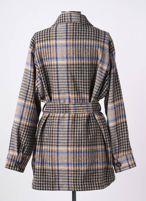 Manteau court beige LA FEE MARABOUTEE pour femme