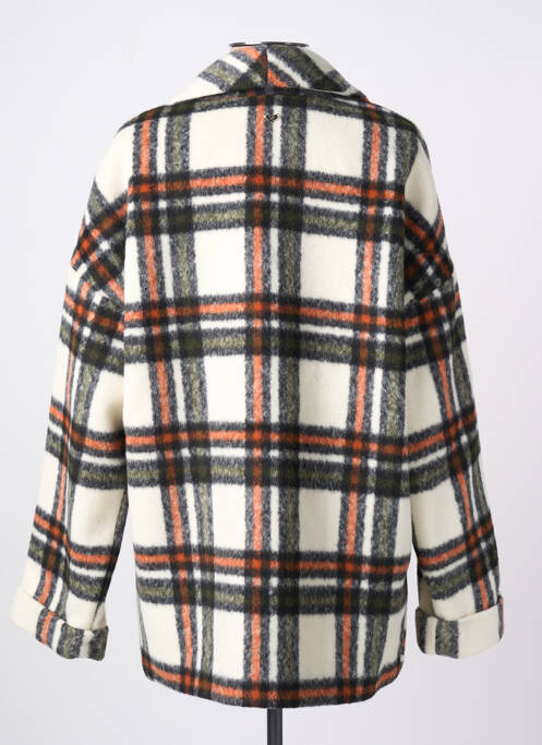 Manteau court blanc LPB pour femme