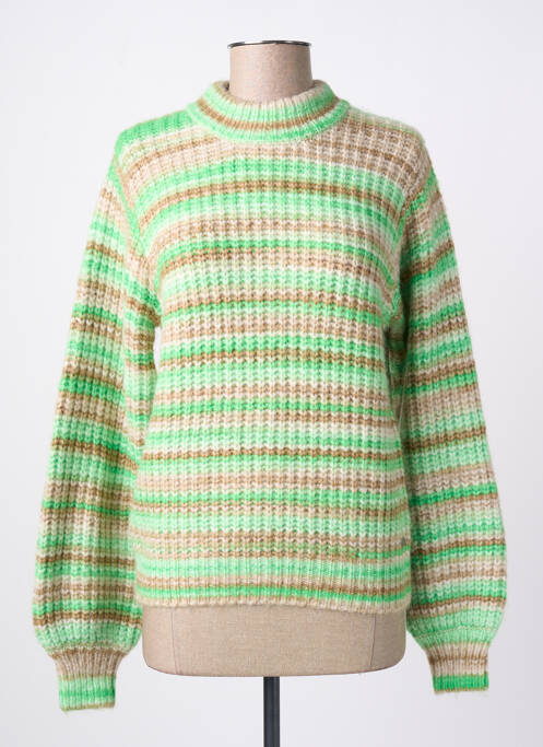 Pull resserrée sur le bas manches longues vert GARCIA femme
