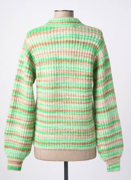 Pull resserrée sur le bas manches longues vert GARCIA femme