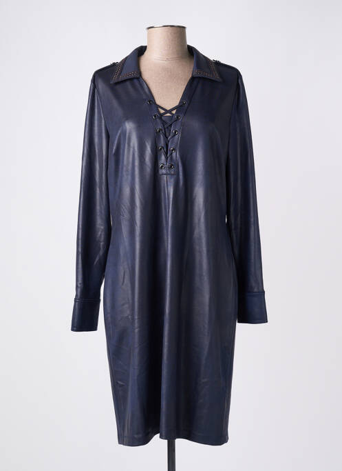 Robe mi-longue bleu EVA KAYAN pour femme
