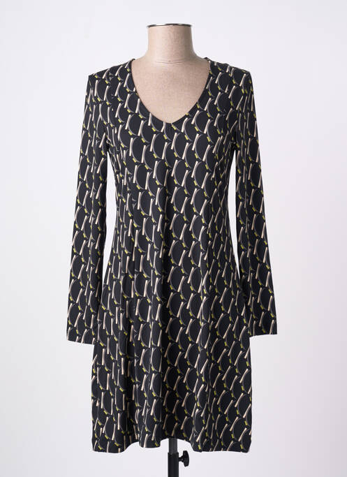 Robe mi-longue noir SURKANA pour femme