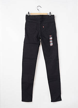 Jeans coupe slim stretch taille ajustable noir LEVI'S fille