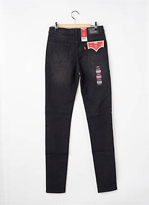 Jeans skinny stretch taille ajustable noir LEVIS fille