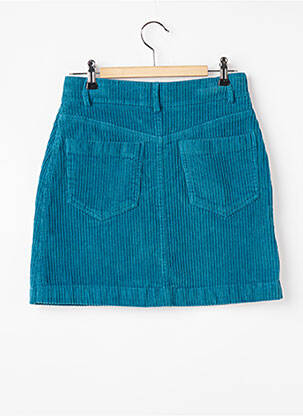 Jupe courte poches bleu LA FEE MARABOUTEE femme