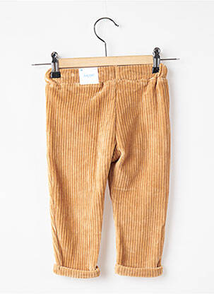 Pantalon droit fermeture liens à nouer taille élastique jaune MAYORAL garcon