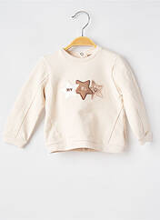 Sweat-shirt beige MAYORAL pour fille seconde vue